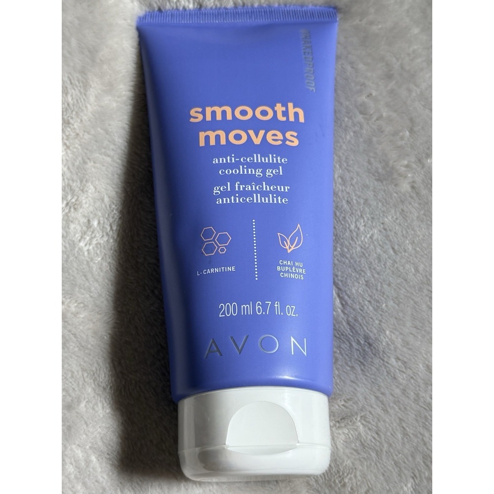 Avon Smooth Moves ANTI-CELLULITE COOLING GEL 6.7oz NAKEDPROOF SEALED
